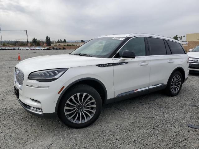 5LM5J7WCXMGL02334 - 2021 LINCOLN AVIATOR RESERVE Blanc photo 1