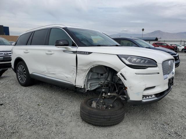 5LM5J7WCXMGL02334 - 2021 LINCOLN AVIATOR RESERVE Blanc photo 4