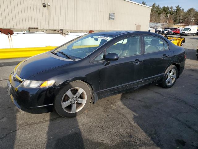 2HGFA16948H308056 - 2008 HONDA CIVIC EXL BLACK photo 1
