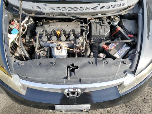 2HGFA16948H308056 - 2008 HONDA CIVIC EXL BLACK photo 11