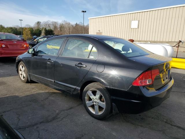 2HGFA16948H308056 - 2008 HONDA CIVIC EXL BLACK photo 2