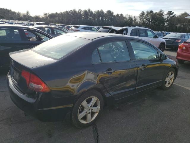 2HGFA16948H308056 - 2008 HONDA CIVIC EXL BLACK photo 3