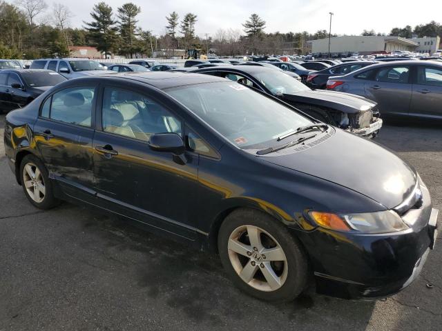 2HGFA16948H308056 - 2008 HONDA CIVIC EXL BLACK photo 4