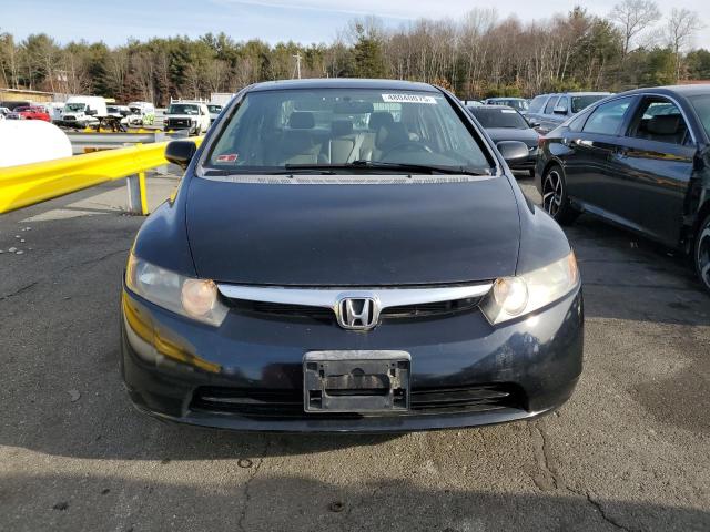 2HGFA16948H308056 - 2008 HONDA CIVIC EXL BLACK photo 5