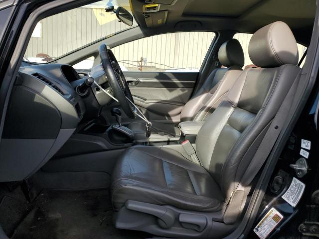 2HGFA16948H308056 - 2008 HONDA CIVIC EXL BLACK photo 7