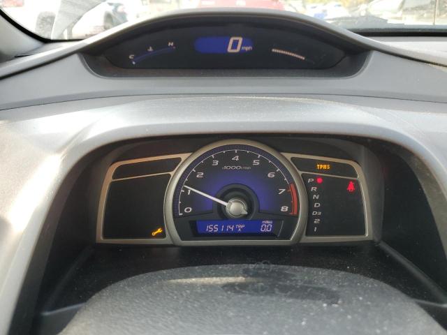 2HGFA16948H308056 - 2008 HONDA CIVIC EXL BLACK photo 9