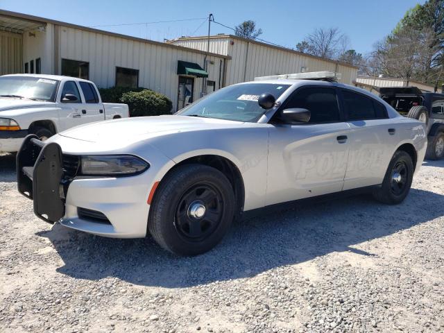 2C3CDXAG8FH806280 - 2015 DODGE CHARGER POLICE SILVER photo 1