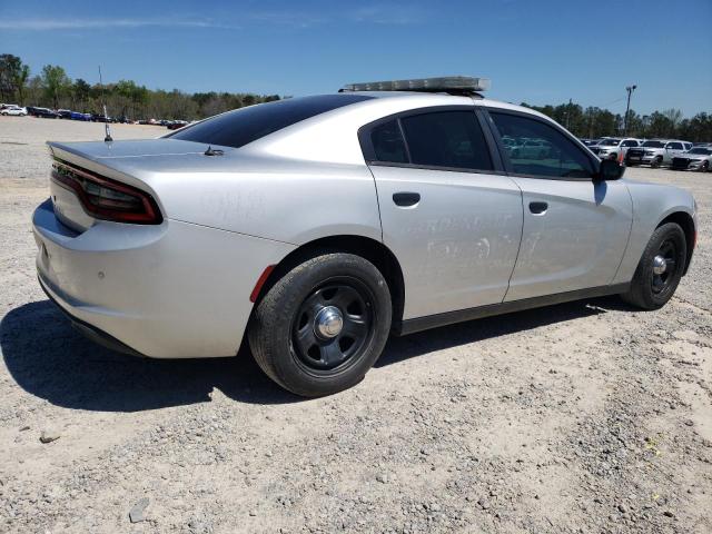 2C3CDXAG8FH806280 - 2015 DODGE CHARGER POLICE SILVER photo 3