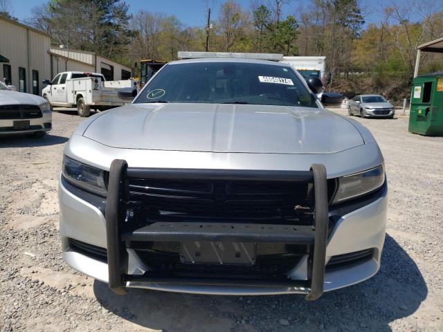 2C3CDXAG8FH806280 - 2015 DODGE CHARGER POLICE SILVER photo 5