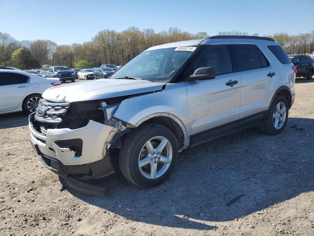 1FM5K8B83JGC93544 - 2018 FORD EXPLORER SILVER photo 1