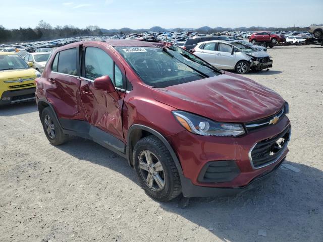 3GNCJPSB0KL184662 - 2019 CHEVROLET TRAX 1LT MAROON photo 4