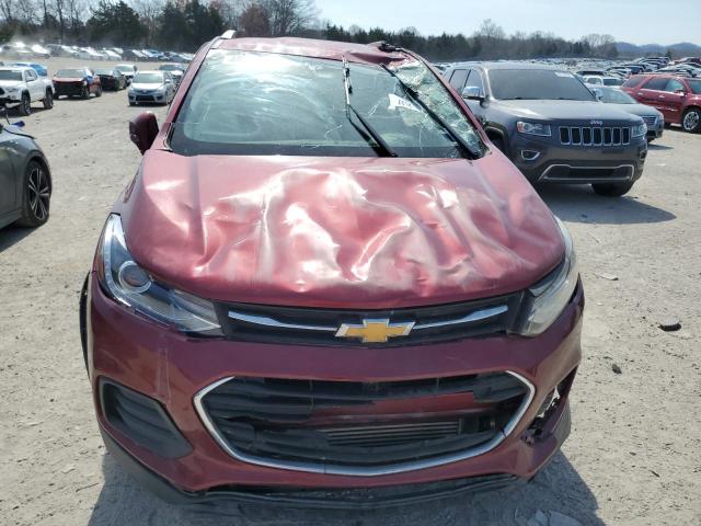 3GNCJPSB0KL184662 - 2019 CHEVROLET TRAX 1LT MAROON photo 5