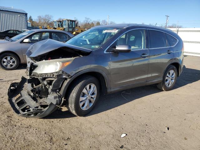 2HKRM3H76DH501000 - 2013 HONDA CR-V EXL GRAY photo 1