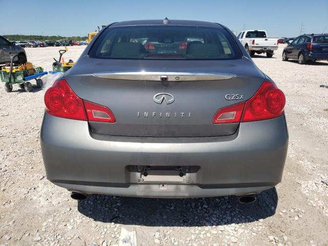 JN1DV6AR9CM860949 - 2012 INFINITI G25 GRAY photo 6