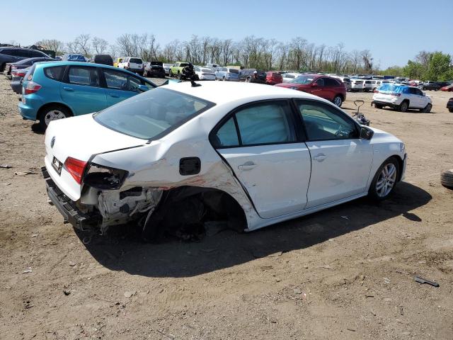 3VW2K7AJ4FM209733 - 2015 VOLKSWAGEN JETTA BASE Սպիտակ լուսանկար 3