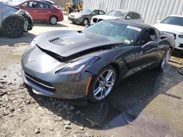 1G1YH2D78E5113440 - 2014 CHEVROLET CORVETTE STINGRAY Z51 1LT GRAY photo 1