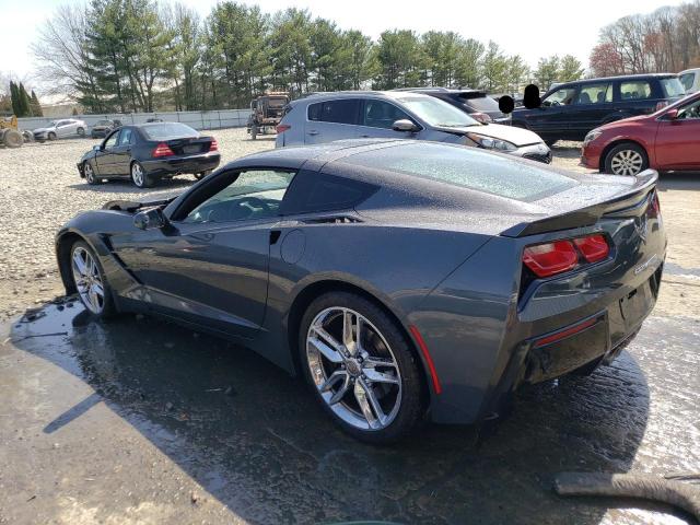 1G1YH2D78E5113440 - 2014 CHEVROLET CORVETTE STINGRAY Z51 1LT GRAY photo 2