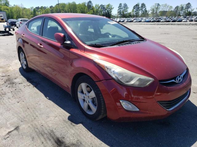 5NPDH4AE3DH391908 - 2013 HYUNDAI ELANTRA GLS RED photo 4