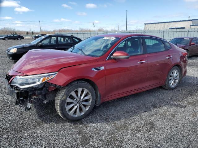 5XXGT4L32JG202986 - 2018 KIA OPTIMA LX RED photo 1