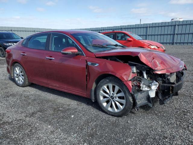 5XXGT4L32JG202986 - 2018 KIA OPTIMA LX RED photo 4