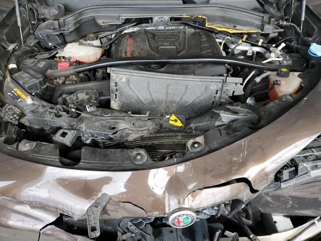 ZASFAKBN4J7C22701 - 2018 ALFA ROMEO STELVIO TI BROWN photo 12