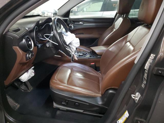 ZASFAKBN4J7C22701 - 2018 ALFA ROMEO STELVIO TI BROWN photo 7