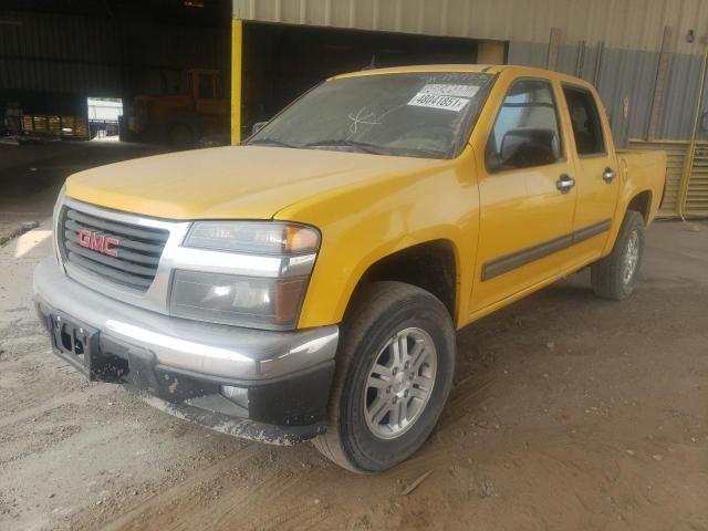 1GTH6MFE0C8151406 - 2012 GMC CANYON SLE YELLOW photo 2