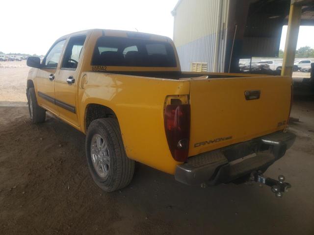 1GTH6MFE0C8151406 - 2012 GMC CANYON SLE YELLOW photo 3