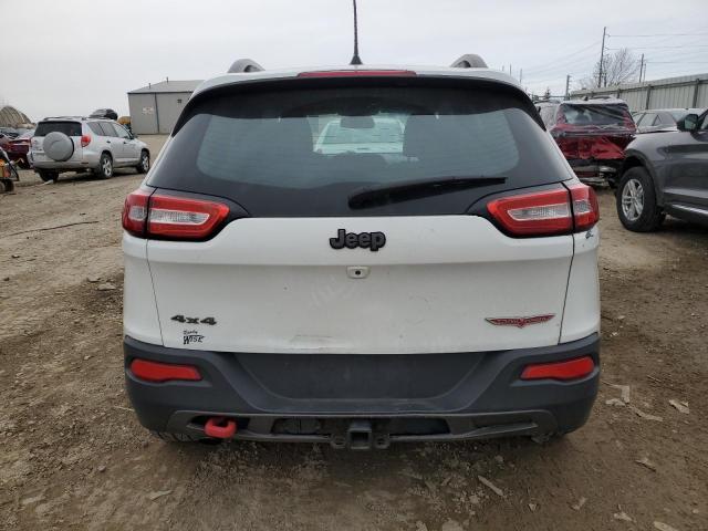 1C4PJMBB8GW304993 - 2016 JEEP CHEROKEE TRAILHAWK WHITE photo 6