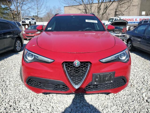 ZASFAKNN6J7B63033 - 2018 ALFA ROMEO STELVIO TI SPORT RED photo 5