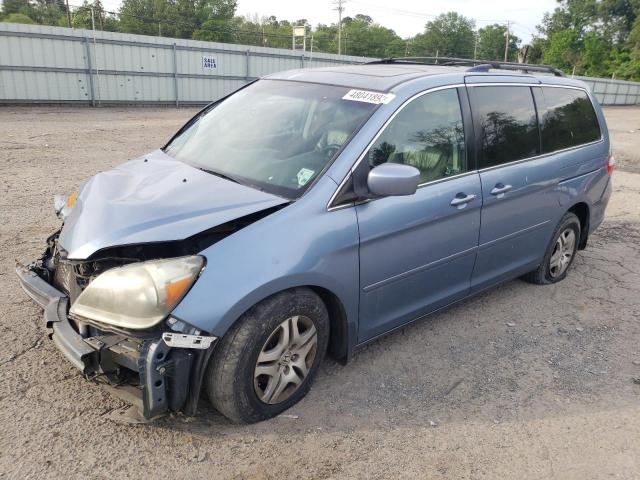 5FNRL38787B115796 - 2007 HONDA ODYSSEY EXL BLUE photo 1