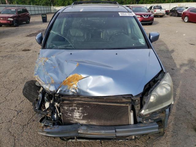 5FNRL38787B115796 - 2007 HONDA ODYSSEY EXL BLUE photo 5