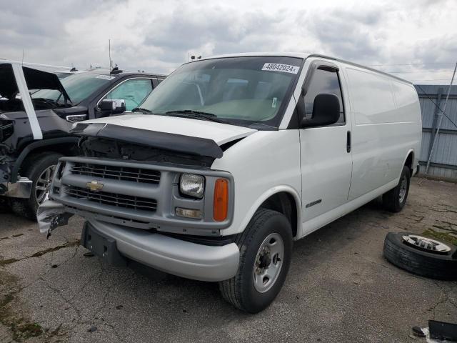 1GCGG29R311176236 - 2001 CHEVROLET EXPRESS G2 WHITE photo 1