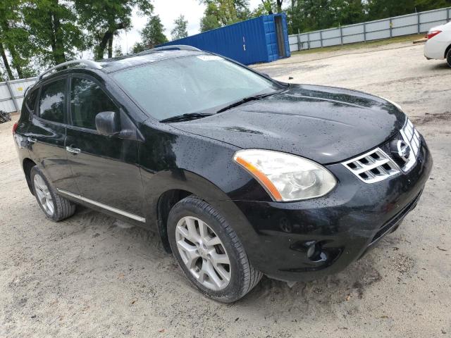 JN8AS5MT3CW256123 - 2012 NISSAN ROGUE S BLACK photo 4