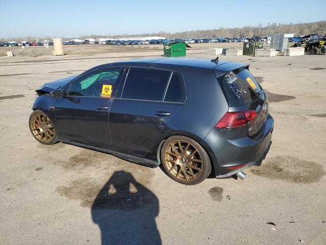 3VW5T7AU0FM025636 - 2015 VOLKSWAGEN GTI GRAY photo 2