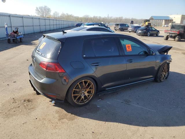 3VW5T7AU0FM025636 - 2015 VOLKSWAGEN GTI GRAY photo 3