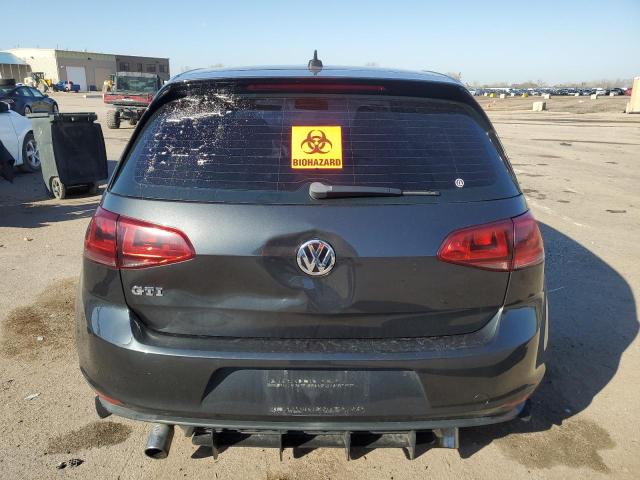 3VW5T7AU0FM025636 - 2015 VOLKSWAGEN GTI GRAY photo 6