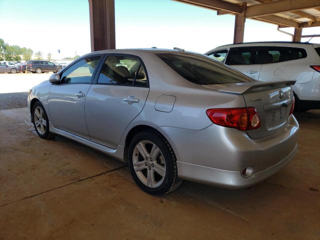 2T1BE40E79C026725 - 2009 TOYOTA COROLLA XRS SILVER photo 2