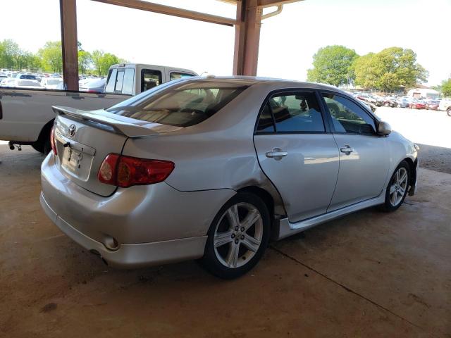 2T1BE40E79C026725 - 2009 TOYOTA COROLLA XRS SILVER photo 3