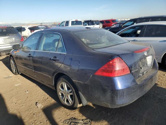 1HGCM56856A071629 - 2006 HONDA ACCORD EX BLUE photo 2