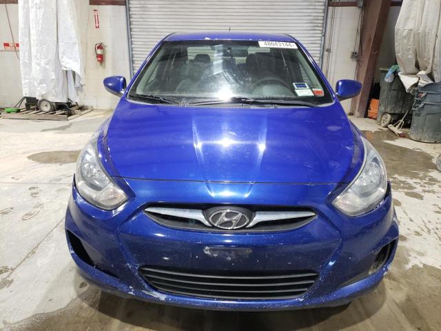 KMHCT4AE1DU556687 - 2013 HYUNDAI ACCENT GLS BLUE photo 5