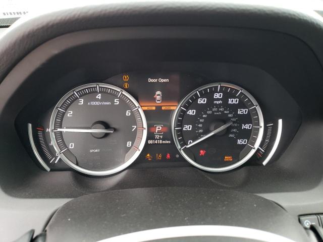 19UUB2F72GA012586 - 2016 ACURA TLX ADVANCE ნაცრისფერი ფოტო 9