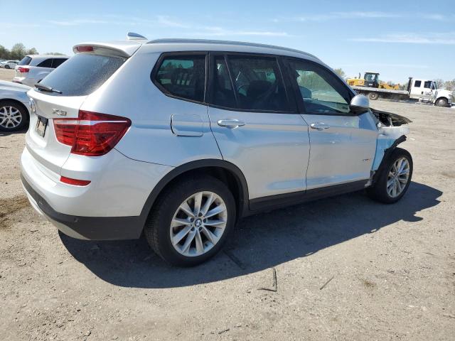 5UXWX9C54H0T09479 - 2017 BMW X3 XDRIVE28I SILVER photo 3