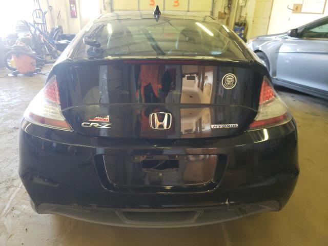 JHMZF1D61BS002095 - 2011 HONDA CR-Z EX BLACK photo 6