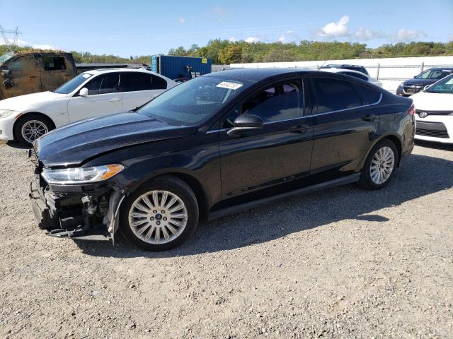 3FA6P0UU8FR309121 - 2015 FORD FUSION S HYBRID BLACK photo 1