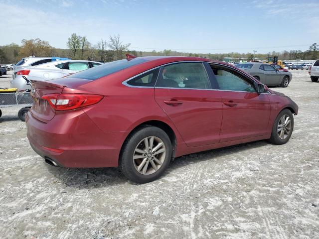 5NPE24AFXFH119356 - 2015 HYUNDAI SONATA SE MAROON photo 3