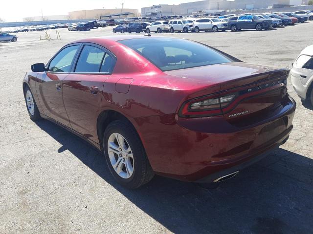 2C3CDXBG1MH531539 - 2021 DODGE CHARGER SXT RED photo 2