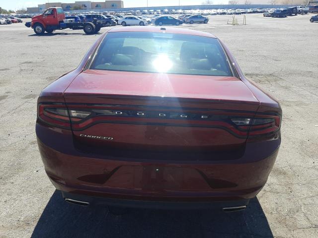 2C3CDXBG1MH531539 - 2021 DODGE CHARGER SXT RED photo 6