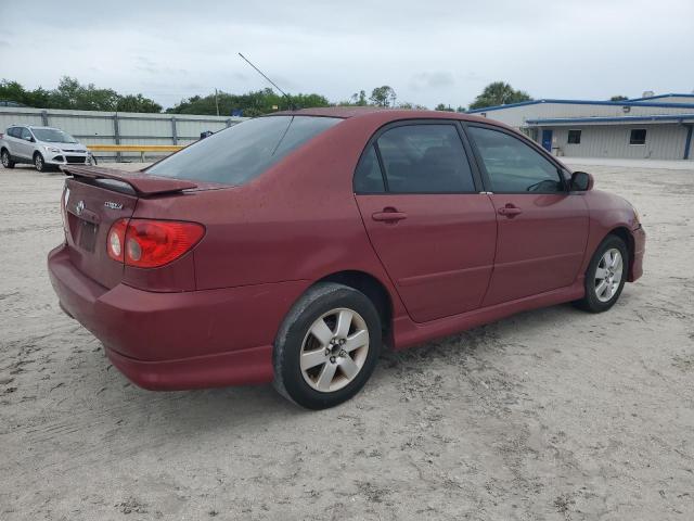 1NXBR32E55Z543249 - 2005 TOYOTA COROLLA CE BURGUNDY photo 3