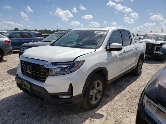 5FPYK3F71NB005484 - 2022 HONDA RIDGELINE RTL WHITE photo 1